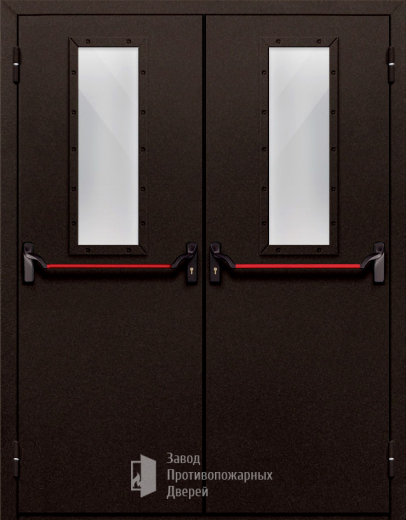 Фото двери «Двупольная со стеклом и антипаникой №610» в Павловскому Посаду