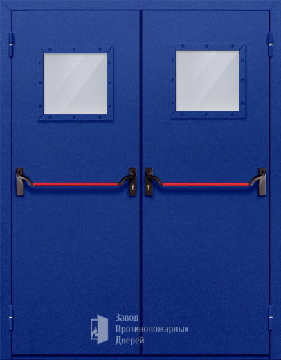 Фото двери «Двупольная со стеклом и антипаникой №53» в Павловскому Посаду