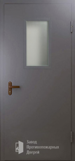 Фото двери «Техническая дверь №4 однопольная со стеклопакетом» в Павловскому Посаду