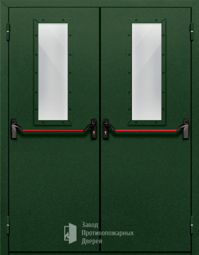 Фото двери «Двупольная со стеклом и антипаникой №69» в Павловскому Посаду