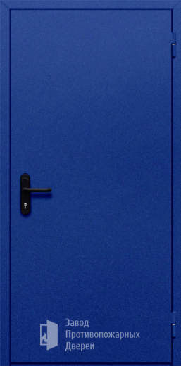 Фото двери «Однопольная глухая (синяя)» в Павловскому Посаду