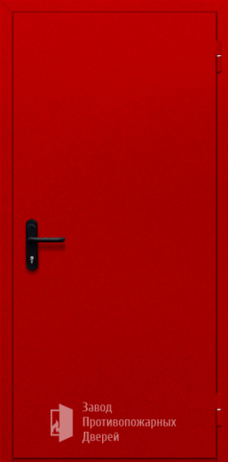 Фото двери «Однопольная глухая (красная)» в Павловскому Посаду