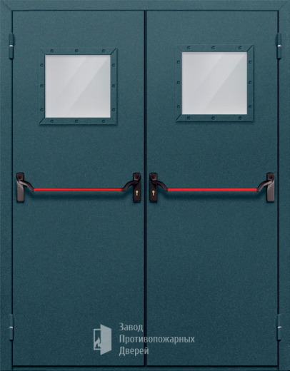 Фото двери «Двупольная со стеклом и антипаникой №57» в Павловскому Посаду