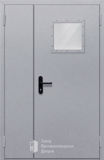 Фото двери «Полуторная со стеклопакетом» в Павловскому Посаду