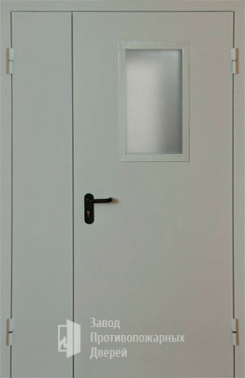 Фото двери «Полуторная со стеклом EI-30» в Павловскому Посаду