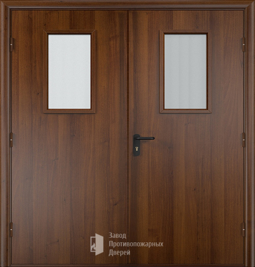 Фото двери «Двупольная МДФ со стеклом EI-30» в Павловскому Посаду
