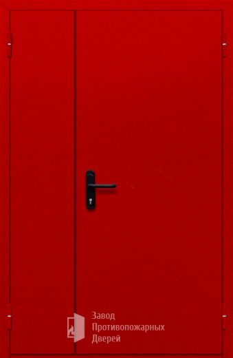 Фото двери «Полуторная глухая (красная)» в Павловскому Посаду