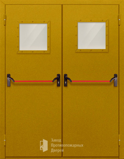 Фото двери «Двупольная со стеклом и антипаникой №55» в Павловскому Посаду