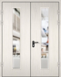 Фото двери «МДФ двупольная со стеклом №22» в Павловскому Посаду