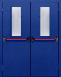 Фото двери «Двупольная со стеклом и антипаникой №63» в Павловскому Посаду