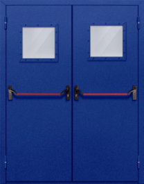 Фото двери «Двупольная со стеклом и антипаникой №53» в Павловскому Посаду