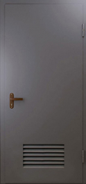 Фото двери «Техническая дверь №3 однопольная с вентиляционной решеткой» в Павловскому Посаду
