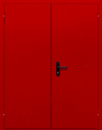 Фото двери «Двупольная глухая (красная)» в Павловскому Посаду
